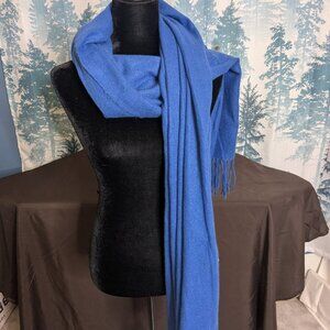 💙 d’margeaux New York Royal Blue Scarf/Shawl, Excellent Pre-Owned Condition